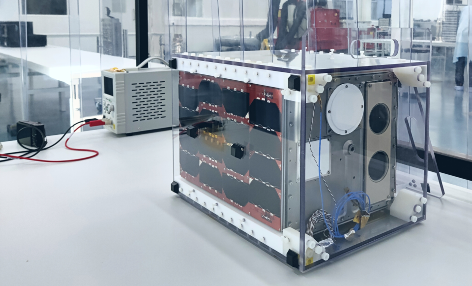 Companion CubeSat in cleanroom