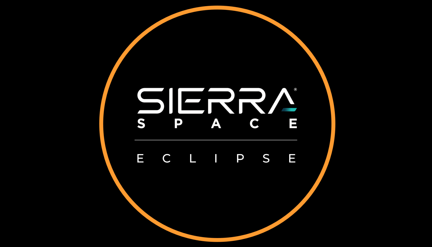 Eclipse Logo - White font black background